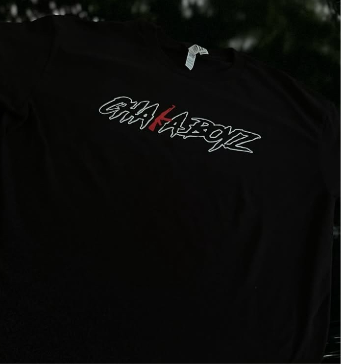 Black Outline AK Chakaboyz Tee