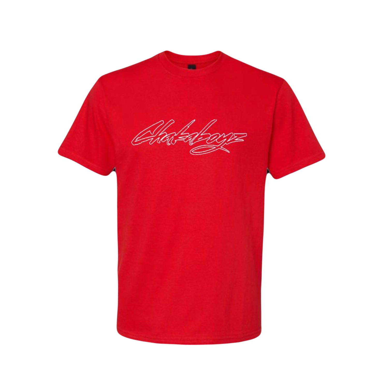 Red Cursive ChakaBoyz Tee