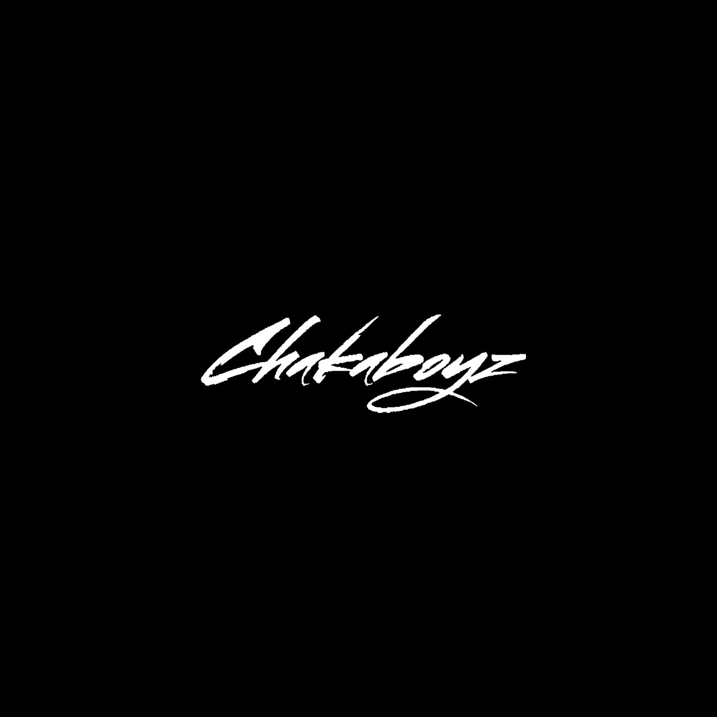 Chakaboyz White Cursive Sticker